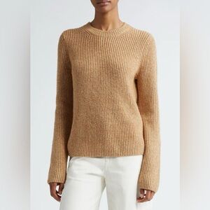 NWT Vince Melange Shaker Wool Sweater - XS / Camel